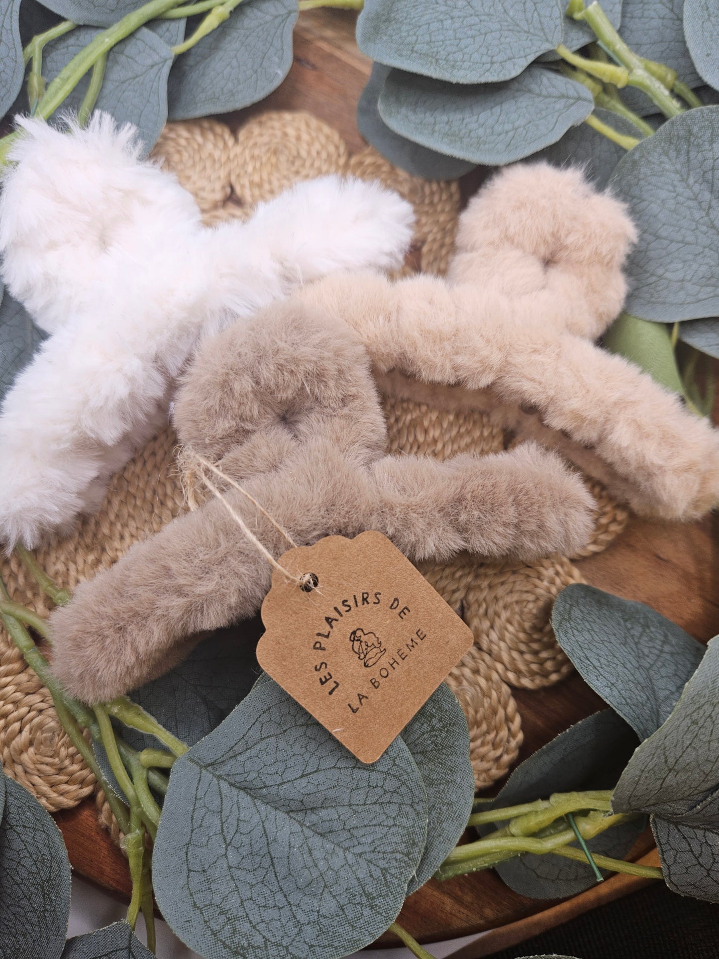 Pince à cheveux peluche