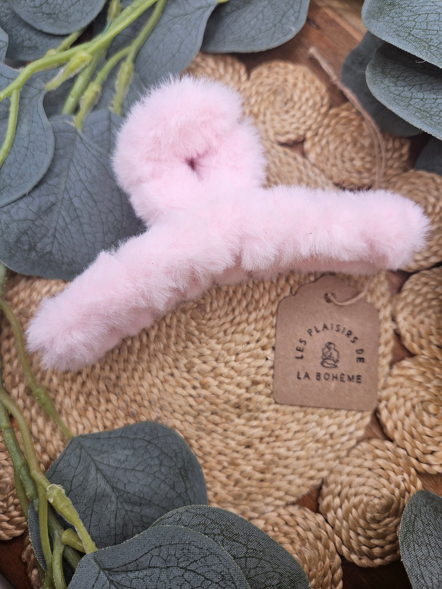 Pince à cheveux peluche