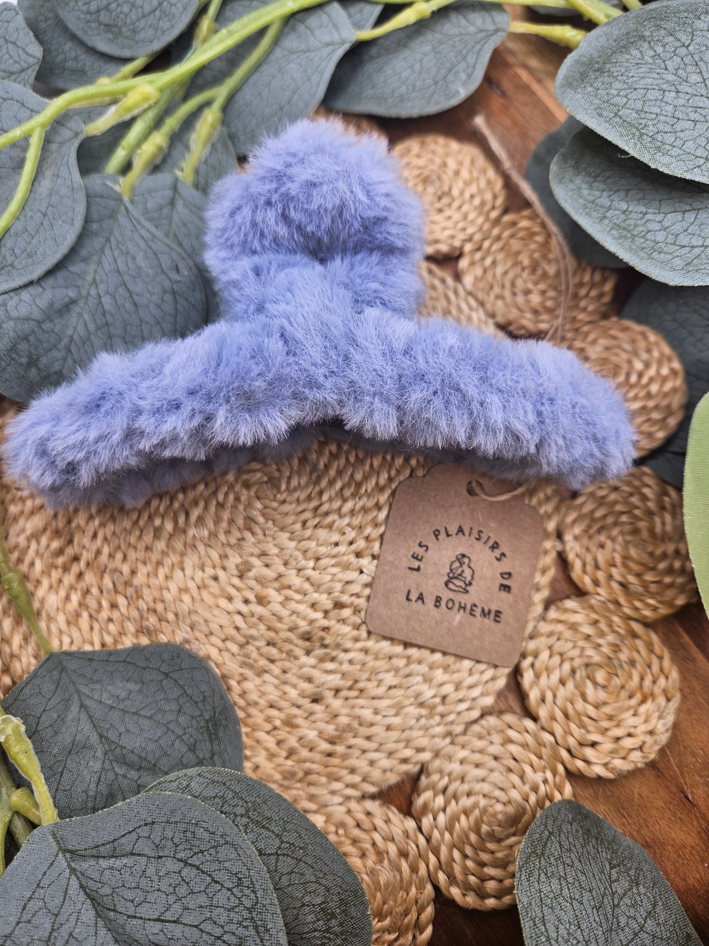 Pince à cheveux peluche