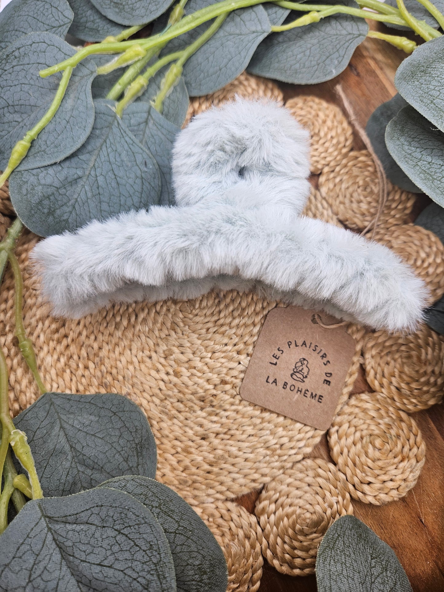 Pince à cheveux peluche