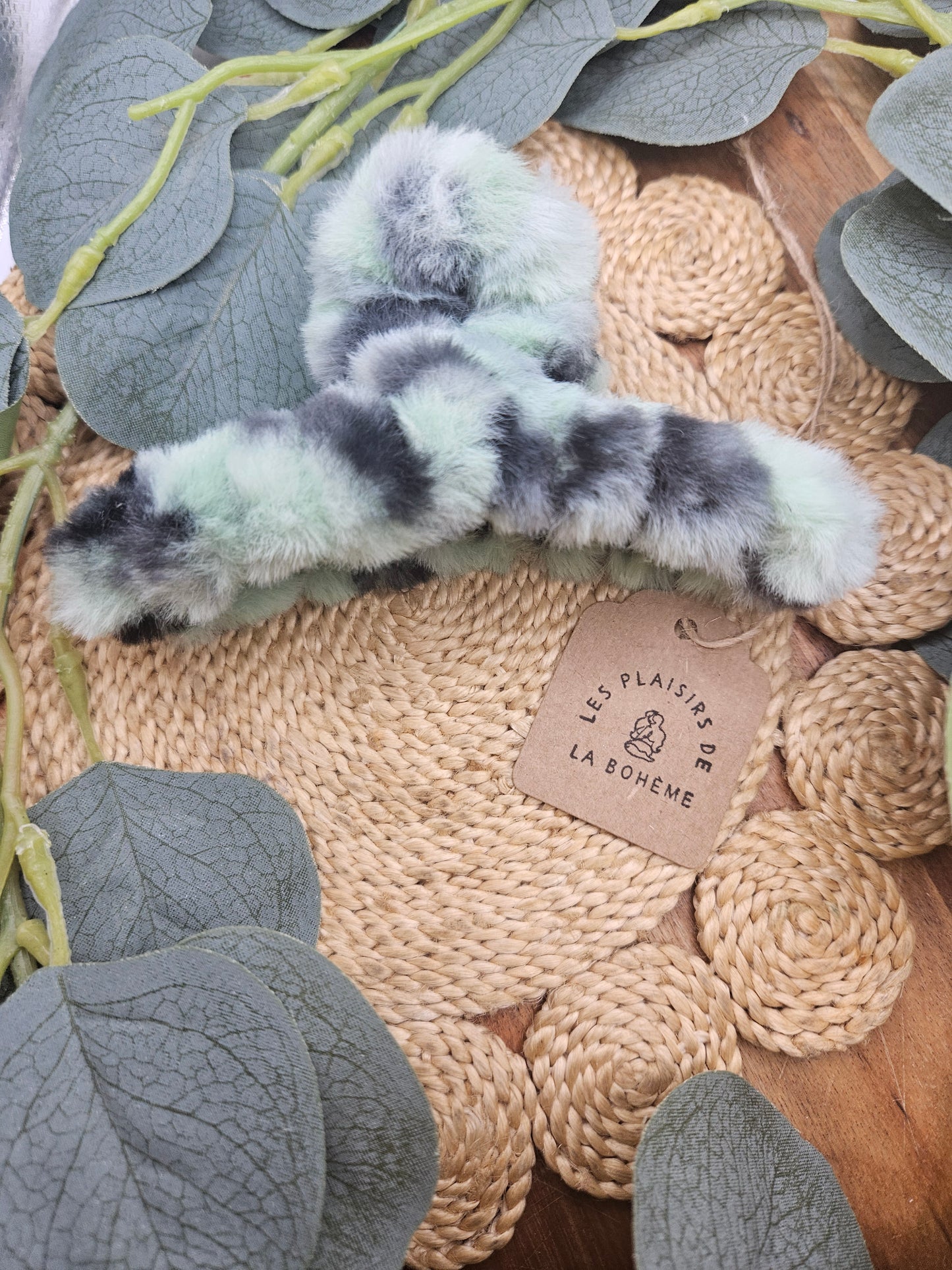 Pince à cheveux peluche