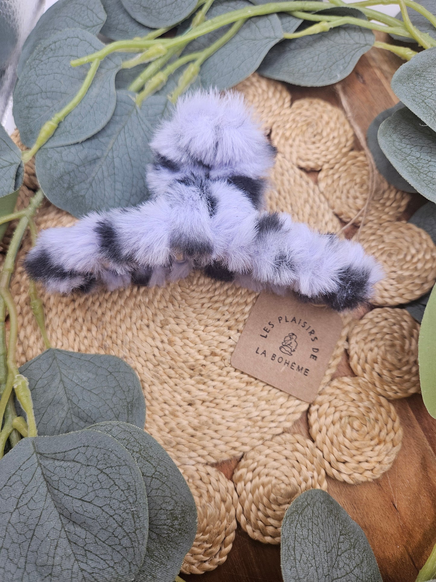 Pince à cheveux peluche