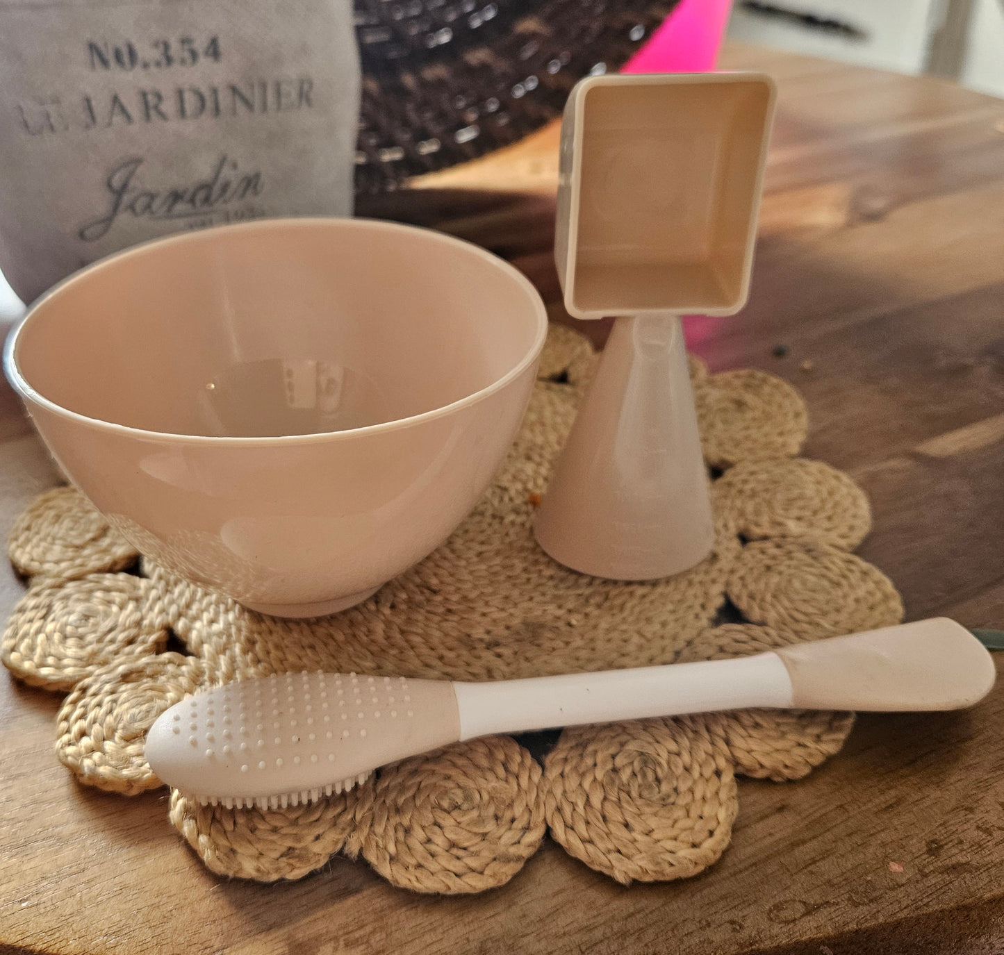 Trio spatule bol et mesure