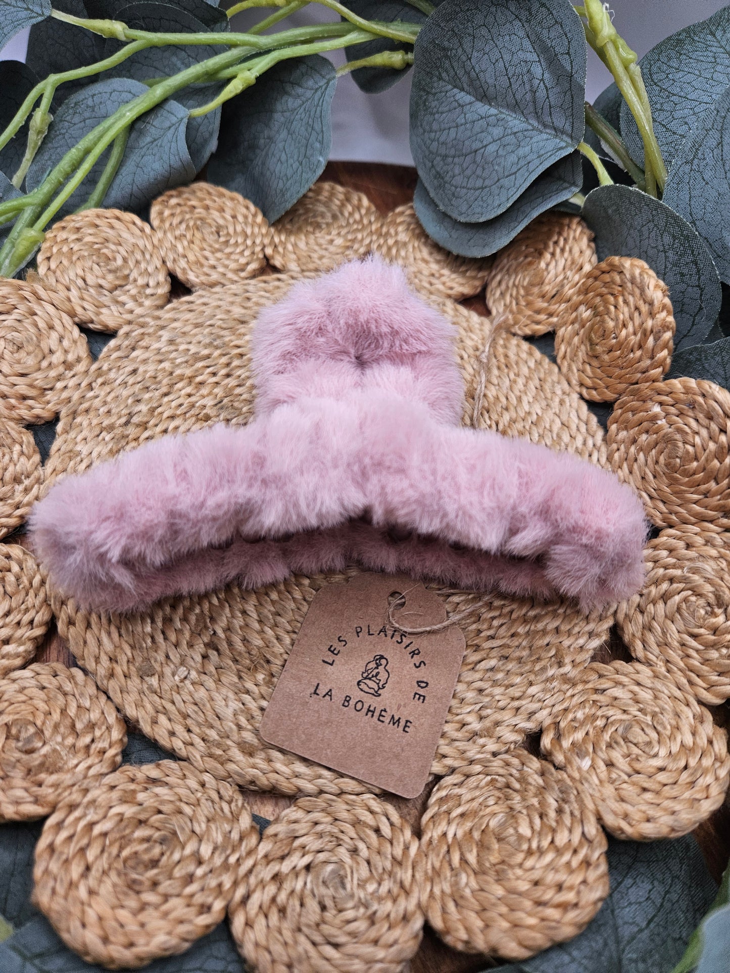 Pince à cheveux peluche