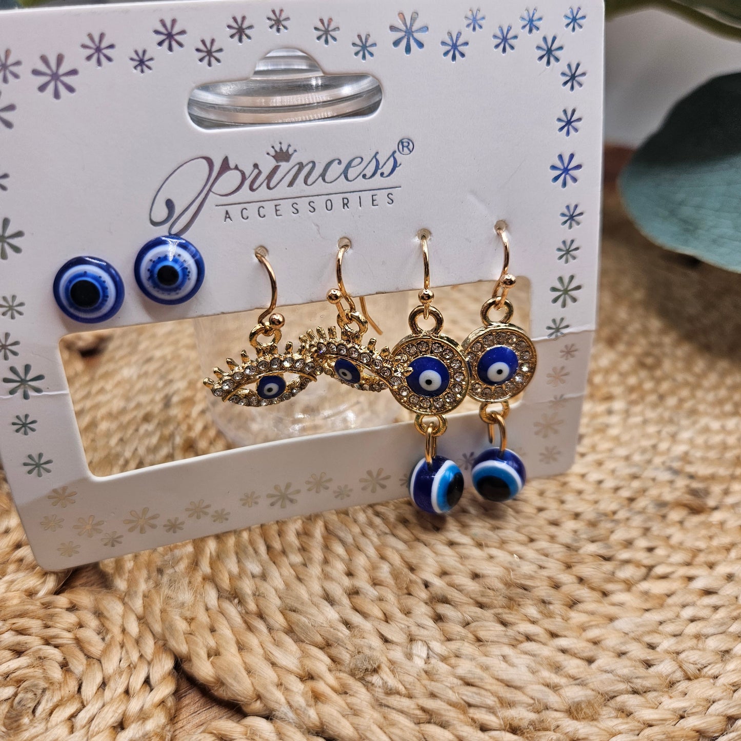 Boucles d'oreilles mauvais oeil