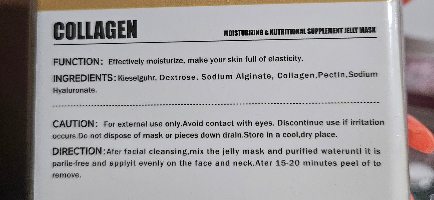 Pochette masque gelée