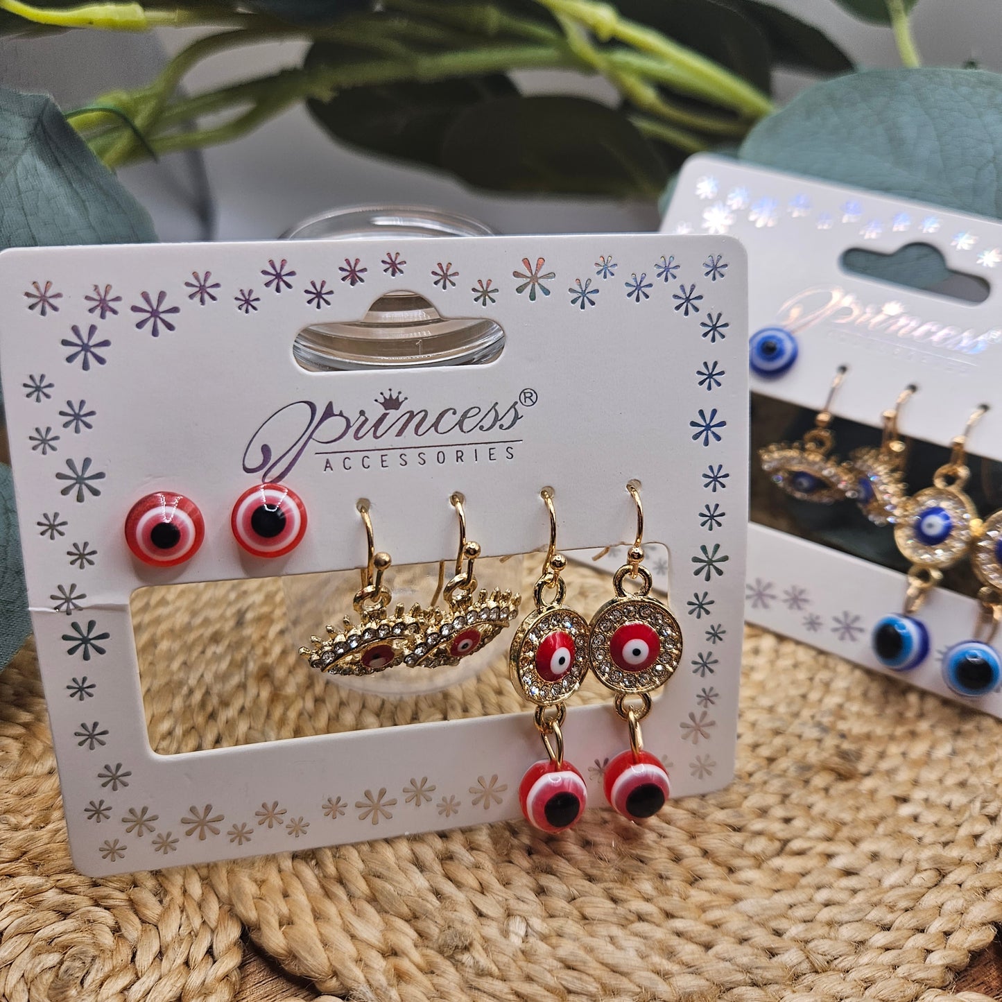 Boucles d'oreilles mauvais oeil