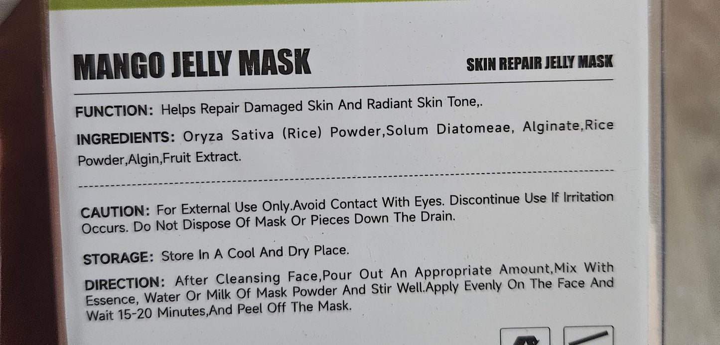Pochette masque gelée